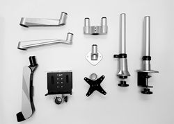 Various Parts of Infinite Modular Monitor Mount