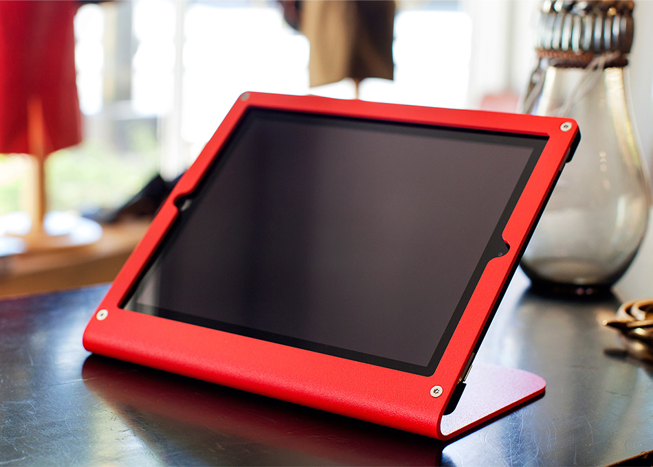 Red Tablet Stand for iPad