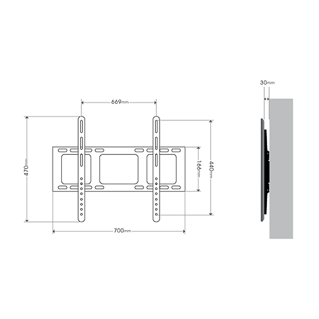 TV Bracket BL32 Tech Specs