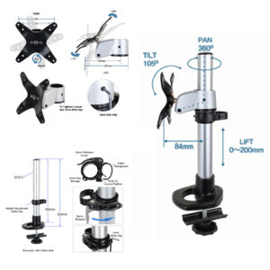 Infinite Monitor Arm MR135 Overall Specs