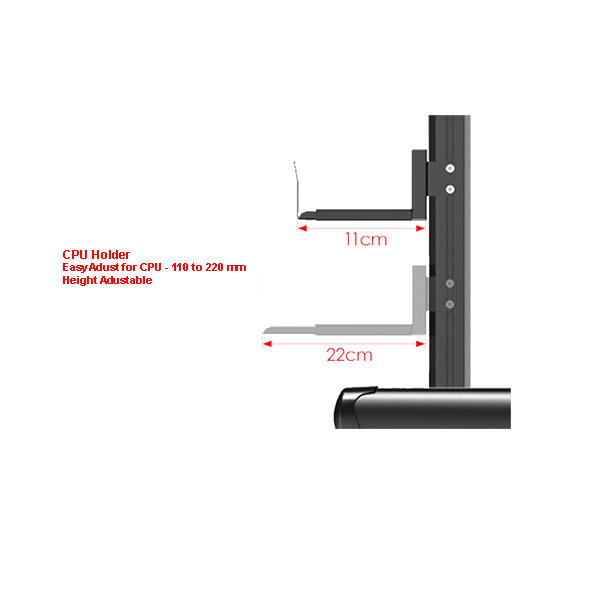 Mobile TV Stand Cart T4 Parts