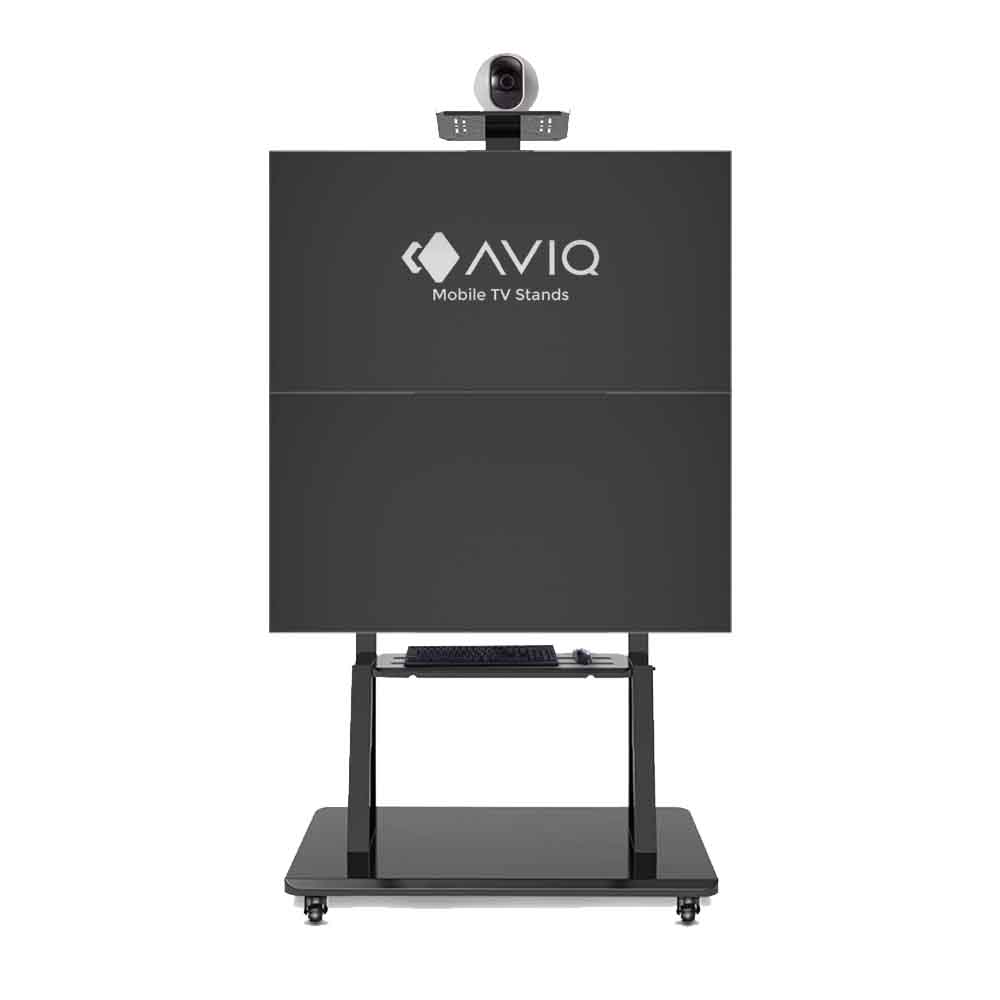 Mobile TV Stand wLogo