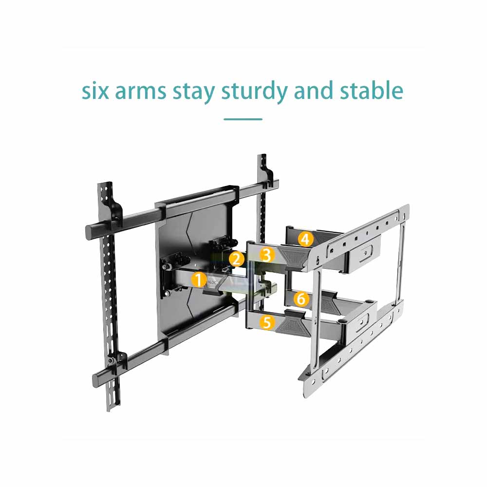 BM381 Full motion TV wall bracket 1