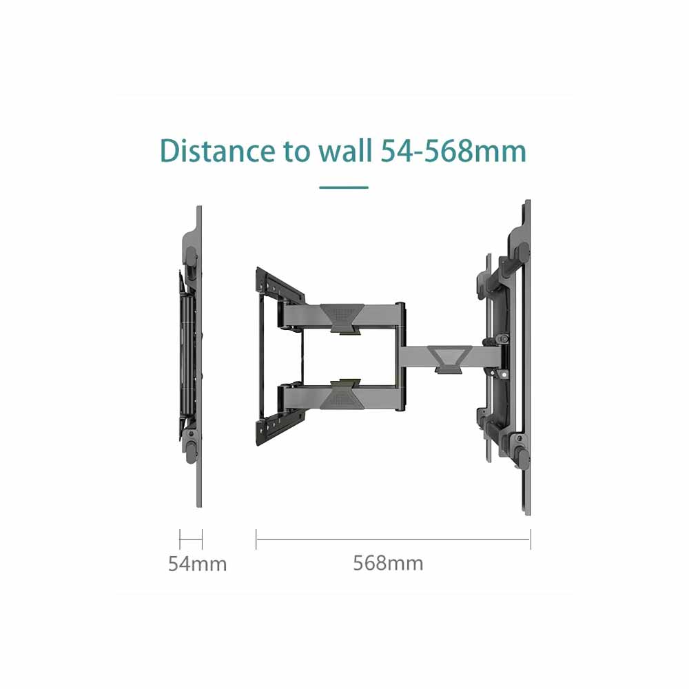 BM381 Full motion TV wall bracket 8